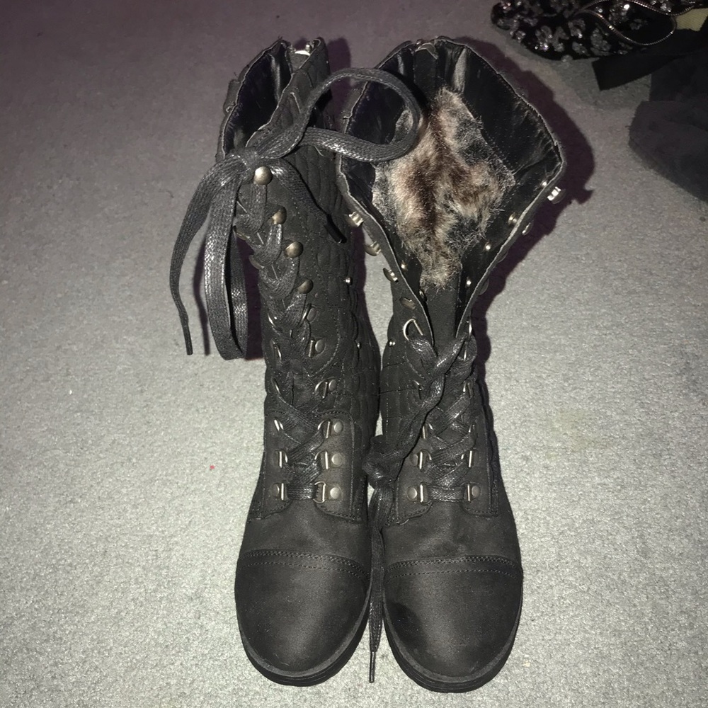 Black boots